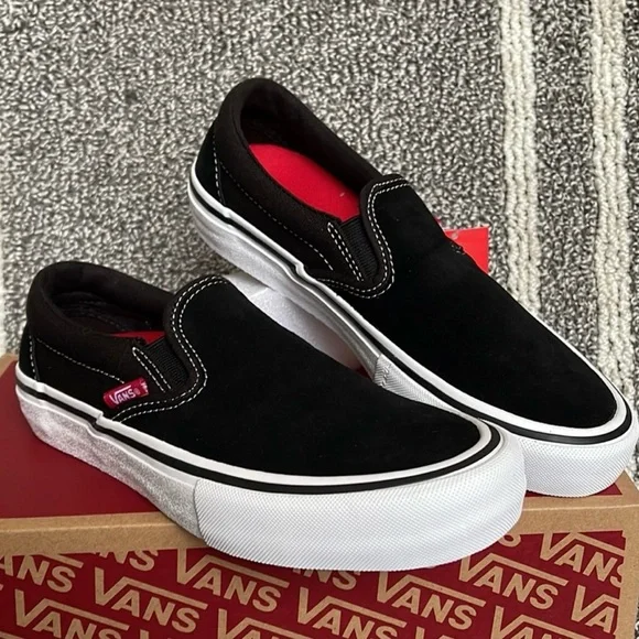 Vans Black Slip-On Shoes - Picture 4 of 8